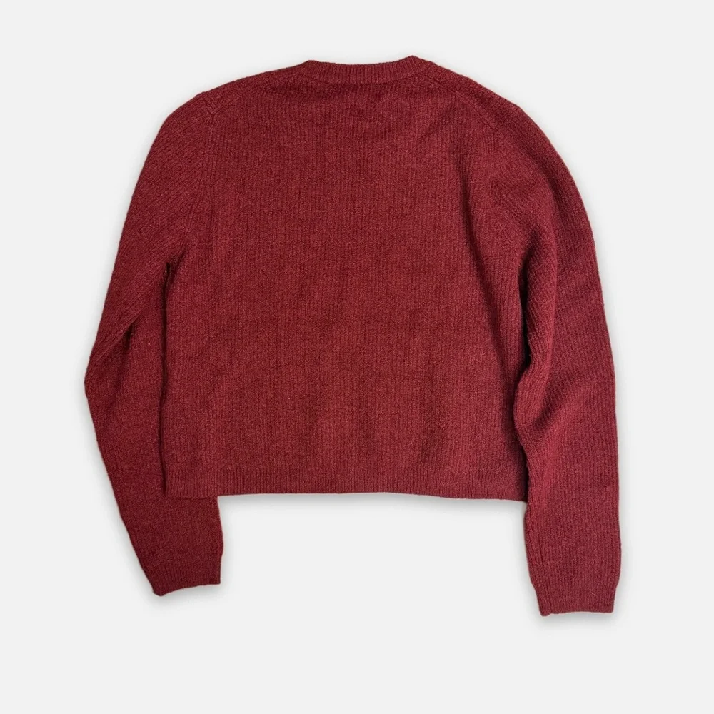 French Connection Classic Long Sleeve Sweater Women's Medium Cozy Academic Knit - Picture 4 of 8